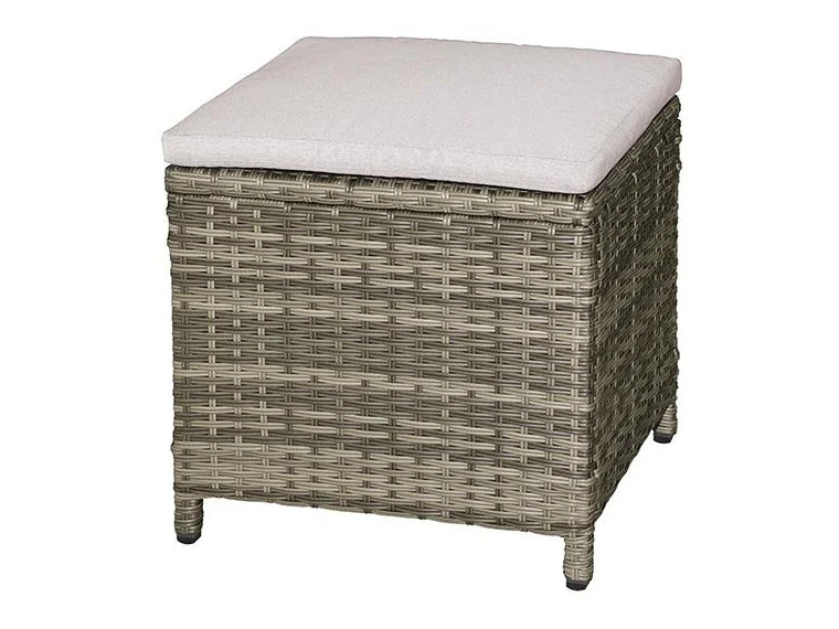 Antigua Gun Metal/Brown/Gray Ottoman - Image 2