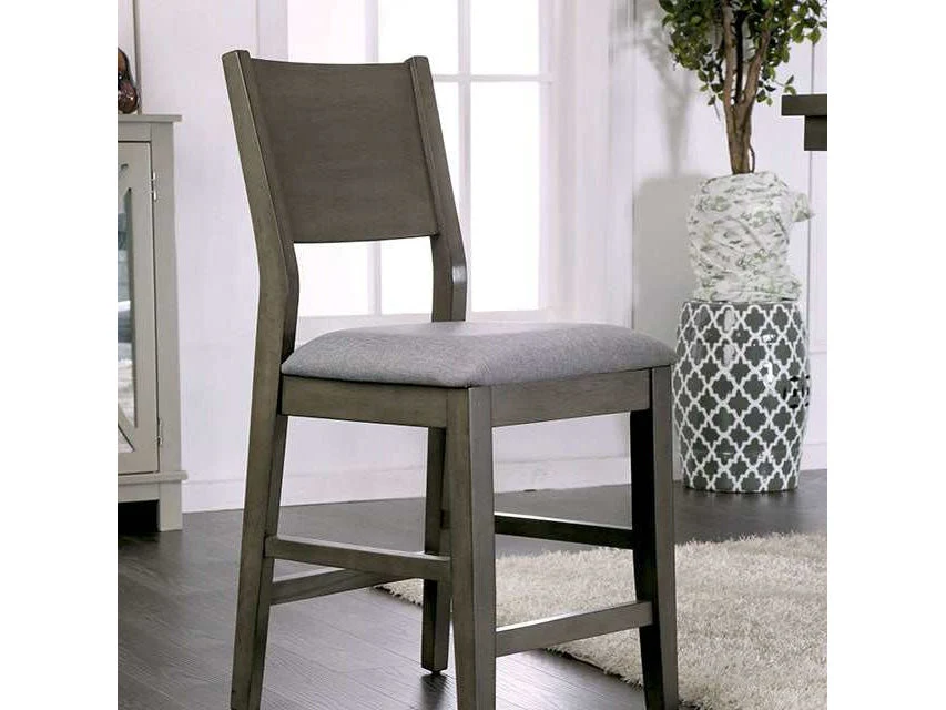 Anton Gray/Light Gray Counter Height Chair (Set of 2)