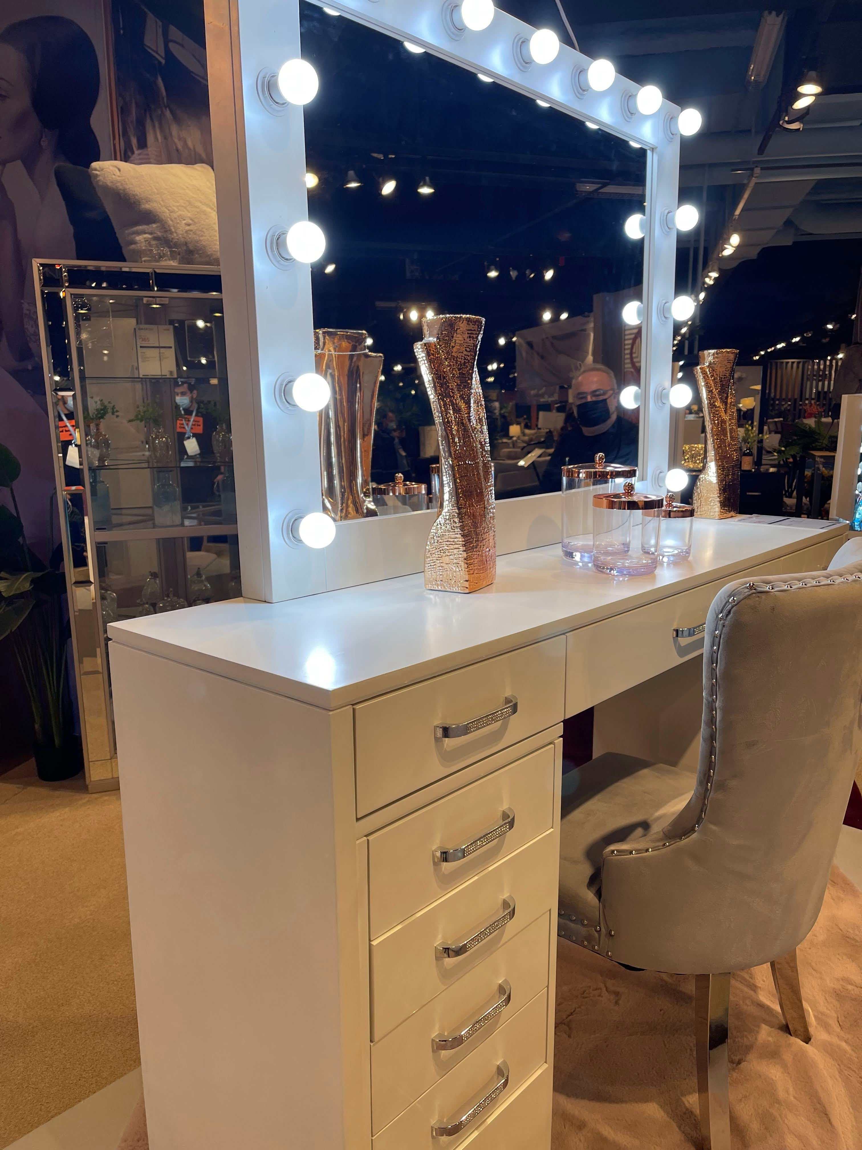 Aphrodite White Vanity Set - Image 6