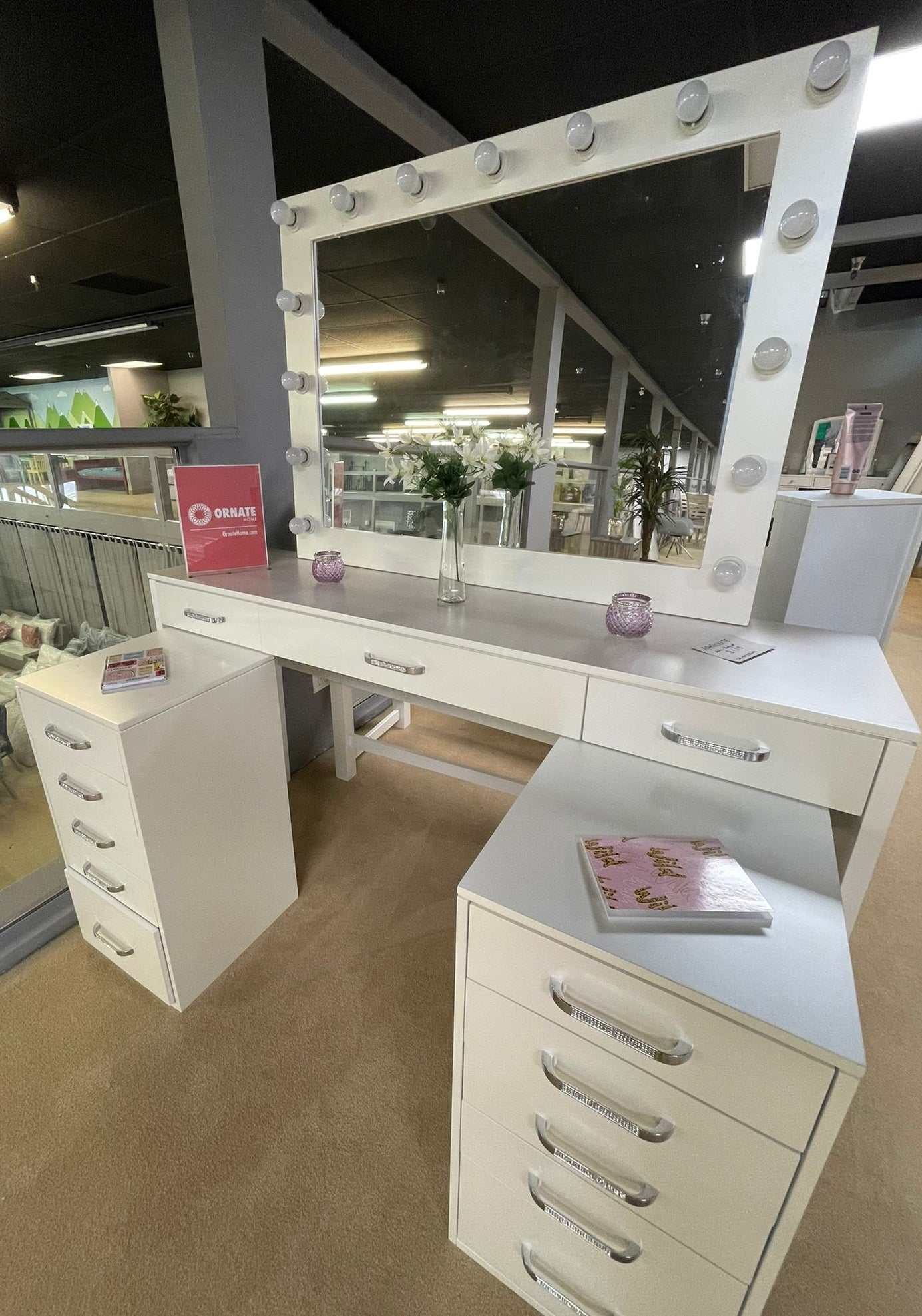 Aphrodite White Vanity Set - Image 7