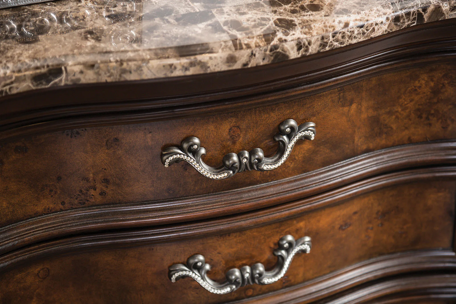 Aquilina Cherry/Oak Nightstand - Image 2