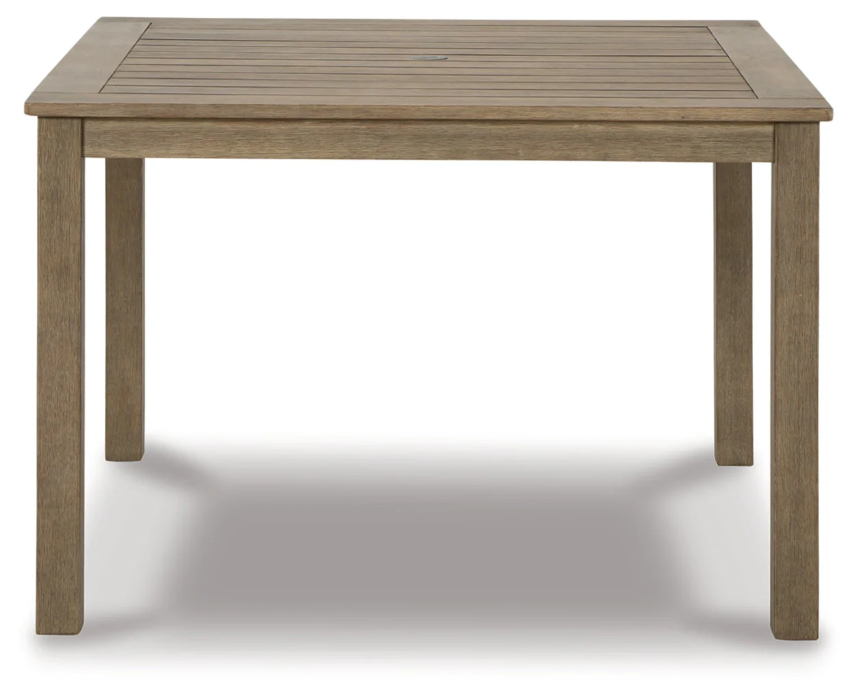 Aria Plains Square Dining Table with Umbrella Option - Image 3