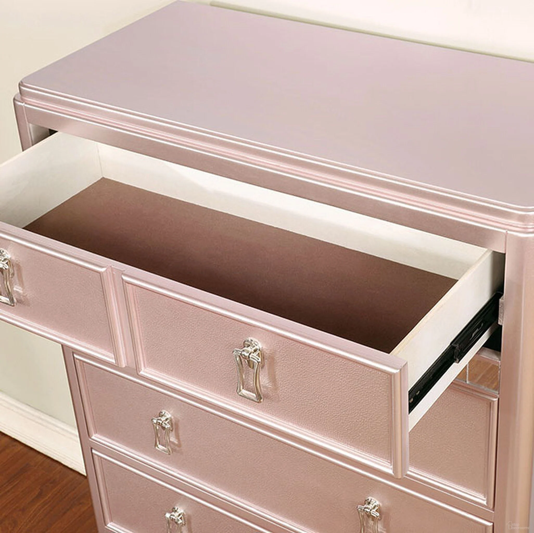 Ariston Rose Gold Twin Bed - Image 2