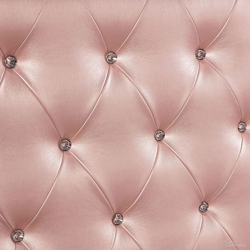 Ariston Rose Gold Twin Bed - Image 3