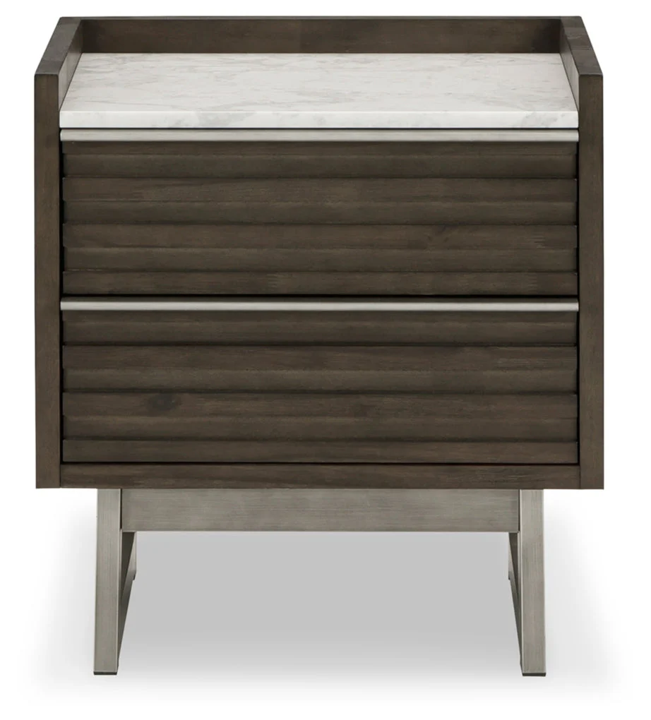 Arkenton Two Drawer Night Stand - Image 4
