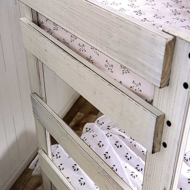 Arlette White T/T Bunk Bed - Image 5