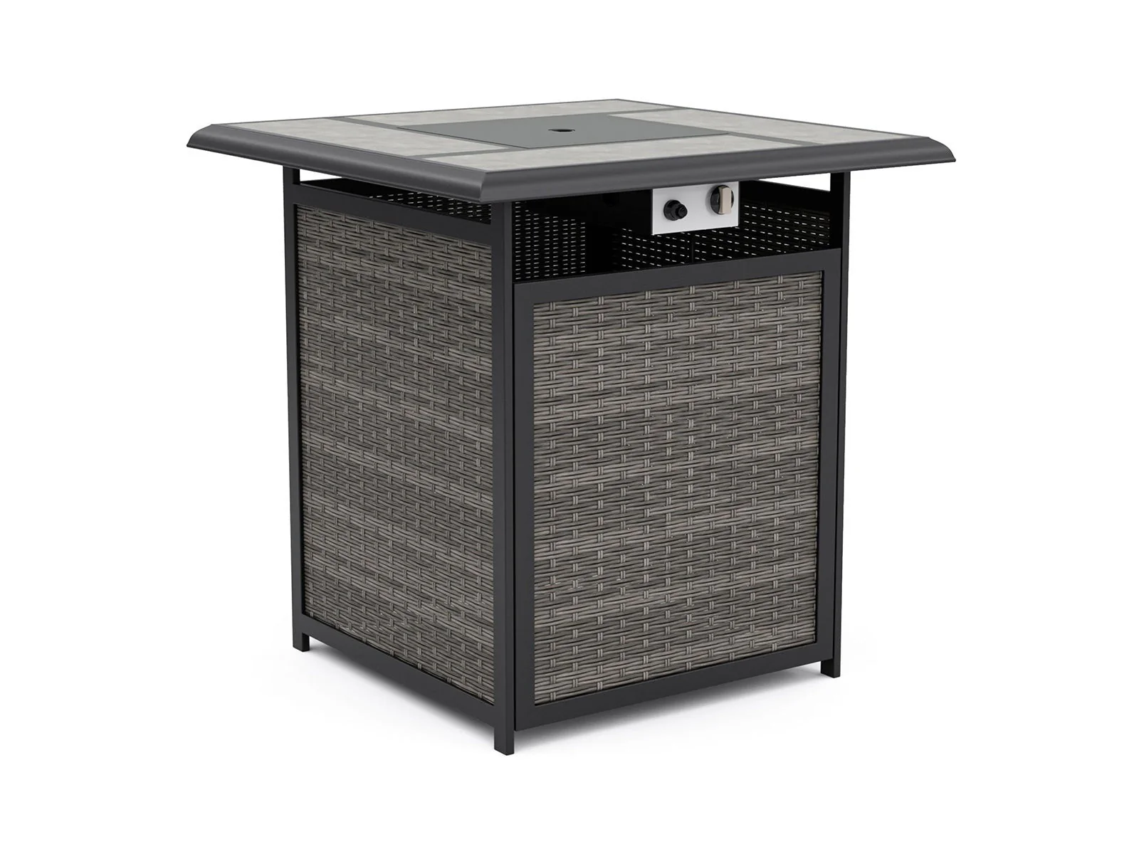 Arosa Black/Gray Outdoor Counter Height Table
