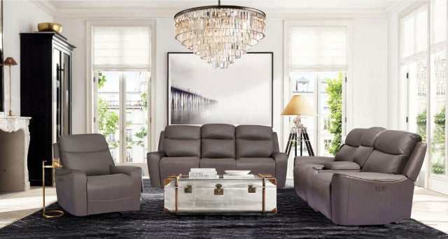 Artemia Gray Power Loveseat - Image 2