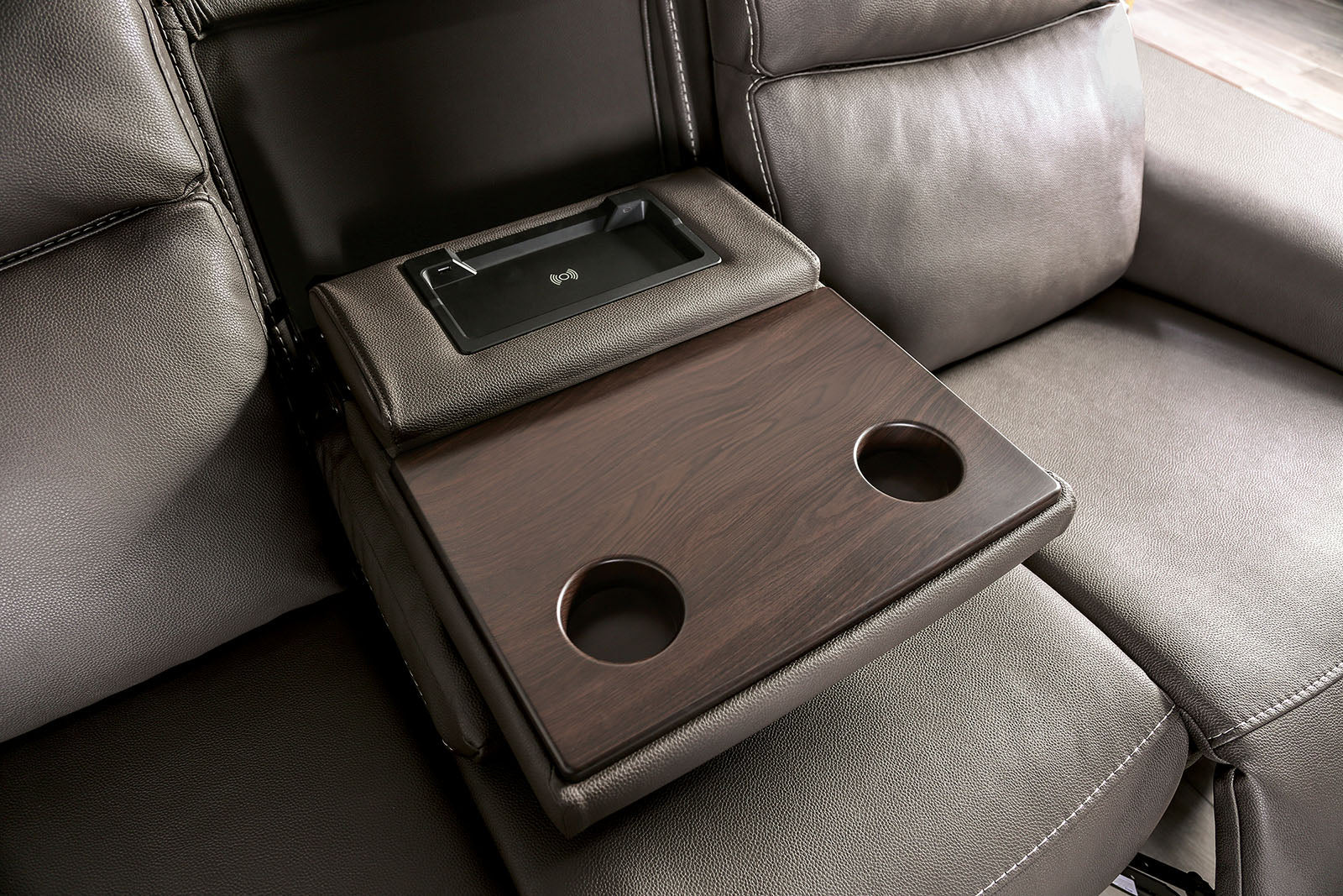 Artemia Gray Power Reclining Sofa - Image 2