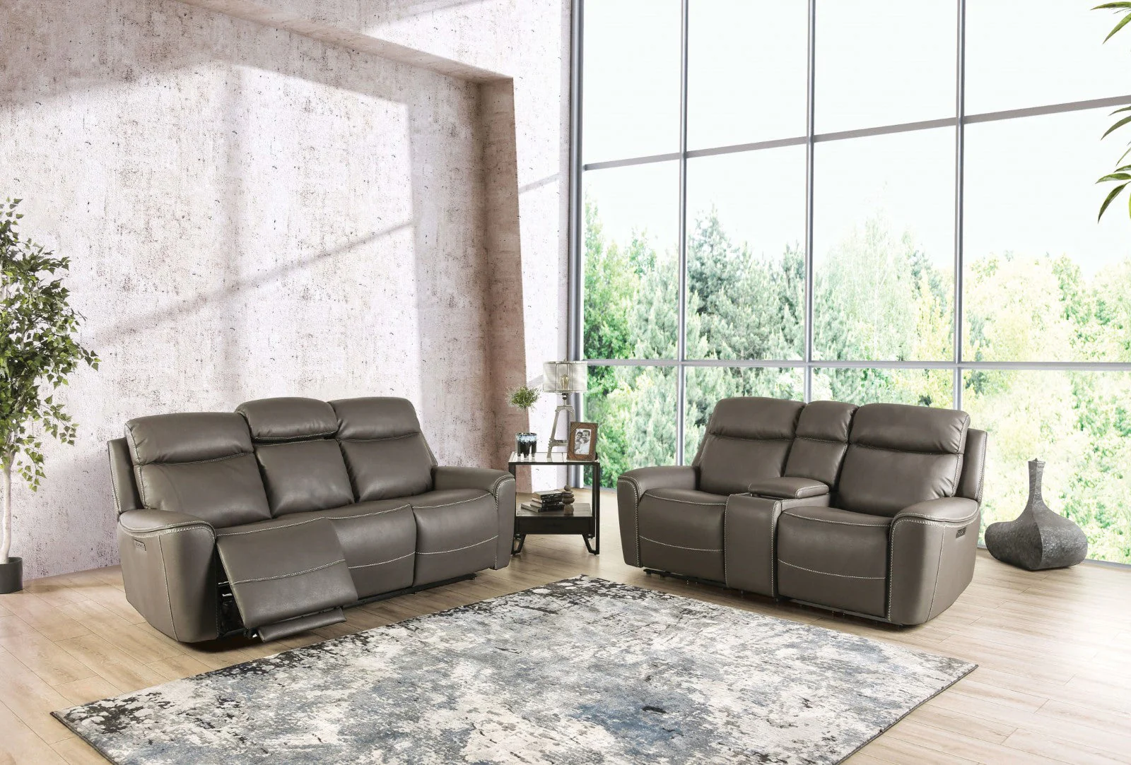 Artemia Gray Power Reclining Sofa - Image 6