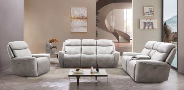 Artemia Light Taupe Power Recliner - Image 2