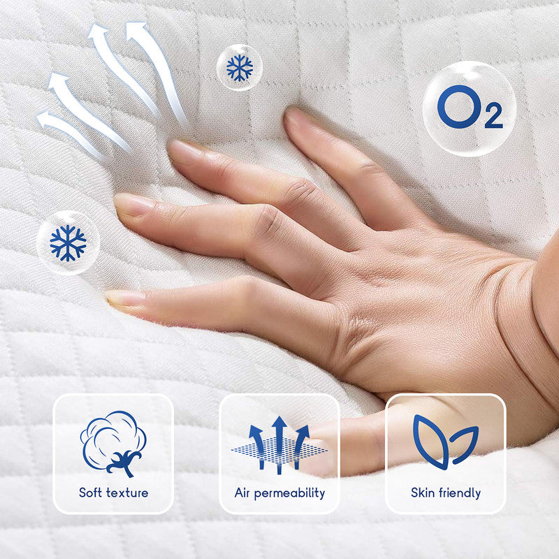 Artemisia White 6" Twin XL Memory Foam Mattress (Roll-In-Box) - Image 6