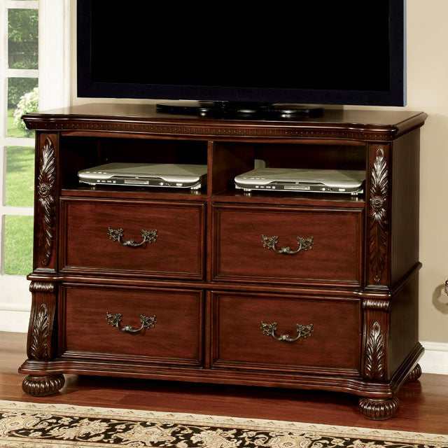 Arthur Brown Cherry Media Console / TV Stand - Image 2