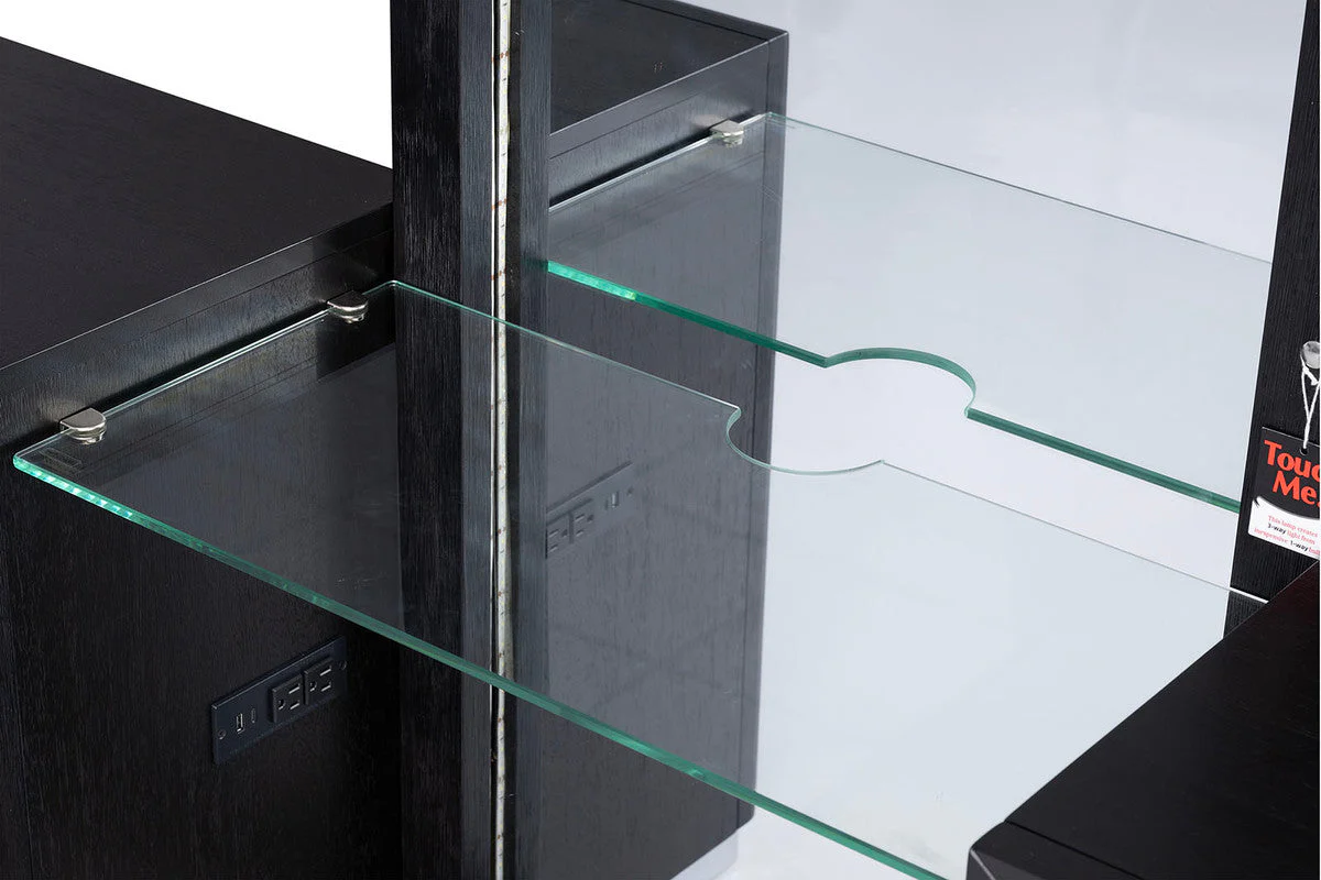 Ashbourne Black Vanity w/ Stool - Image 3