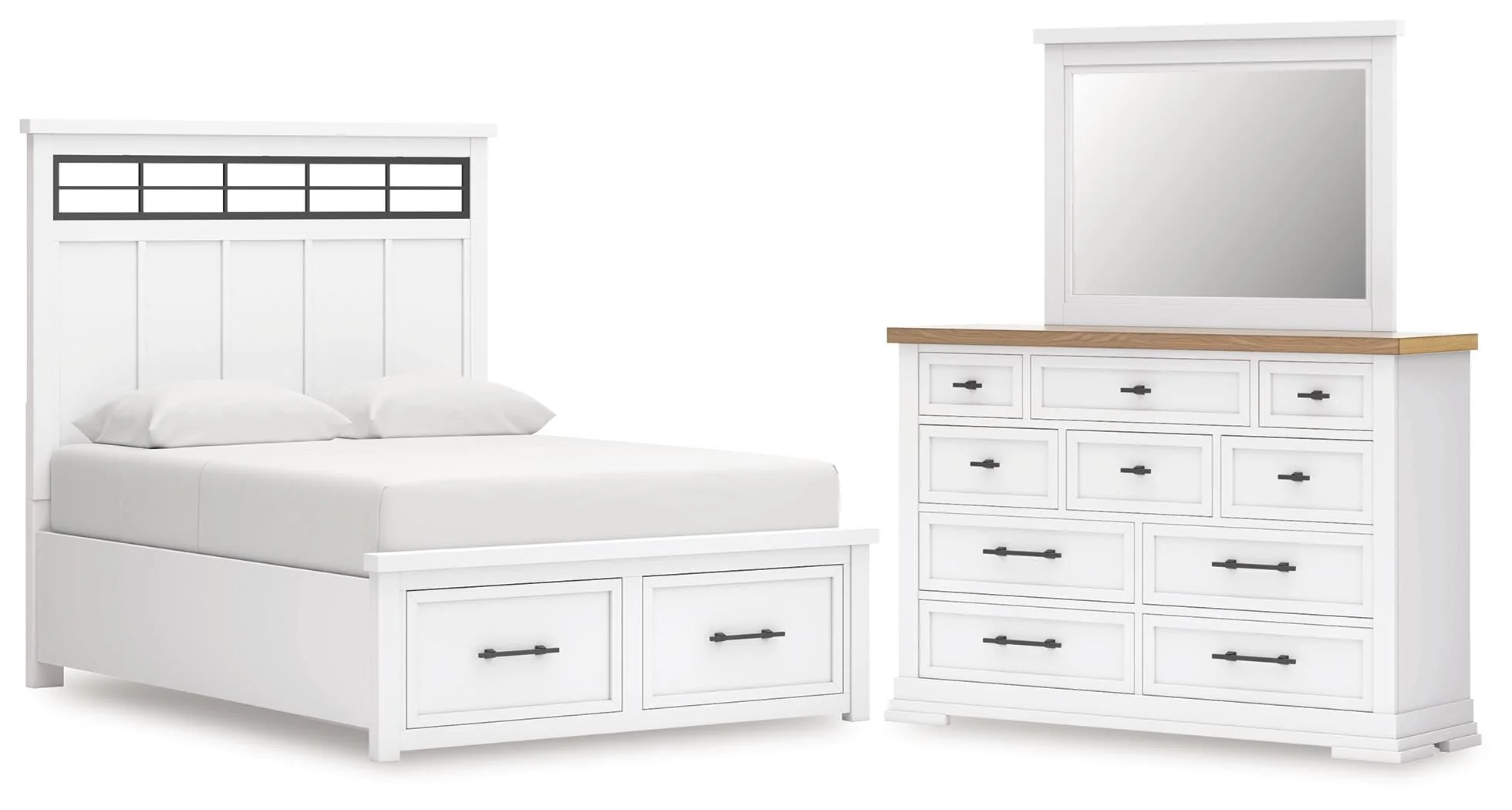 Ashbryn Panel Storage Bed Bedroom Set - Image 5