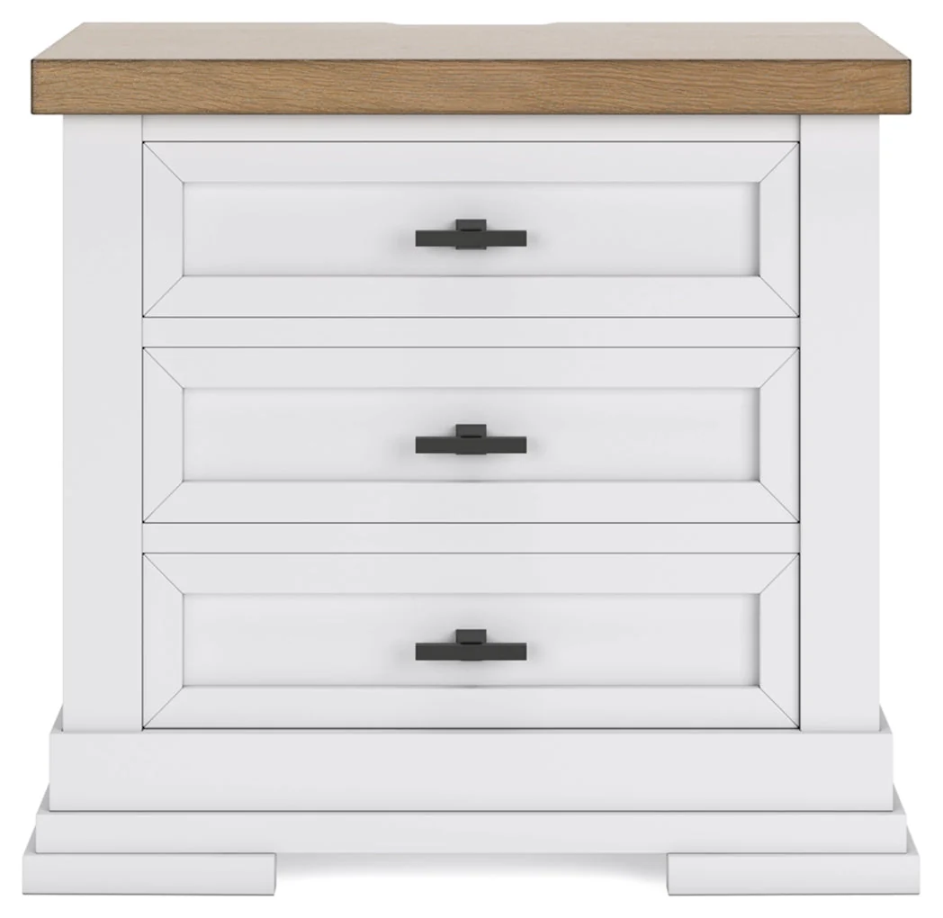 Ashbryn Three Drawer Night Stand - Image 6