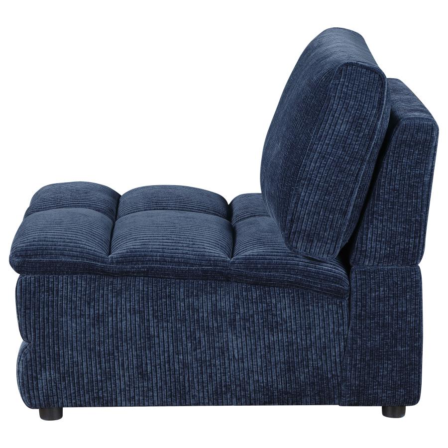 Atlantic Corduroy Upholstered Armless Set - Image 13