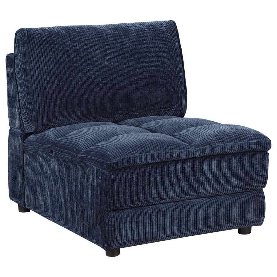 Atlantic Corduroy Upholstered Armless Set - Image 5