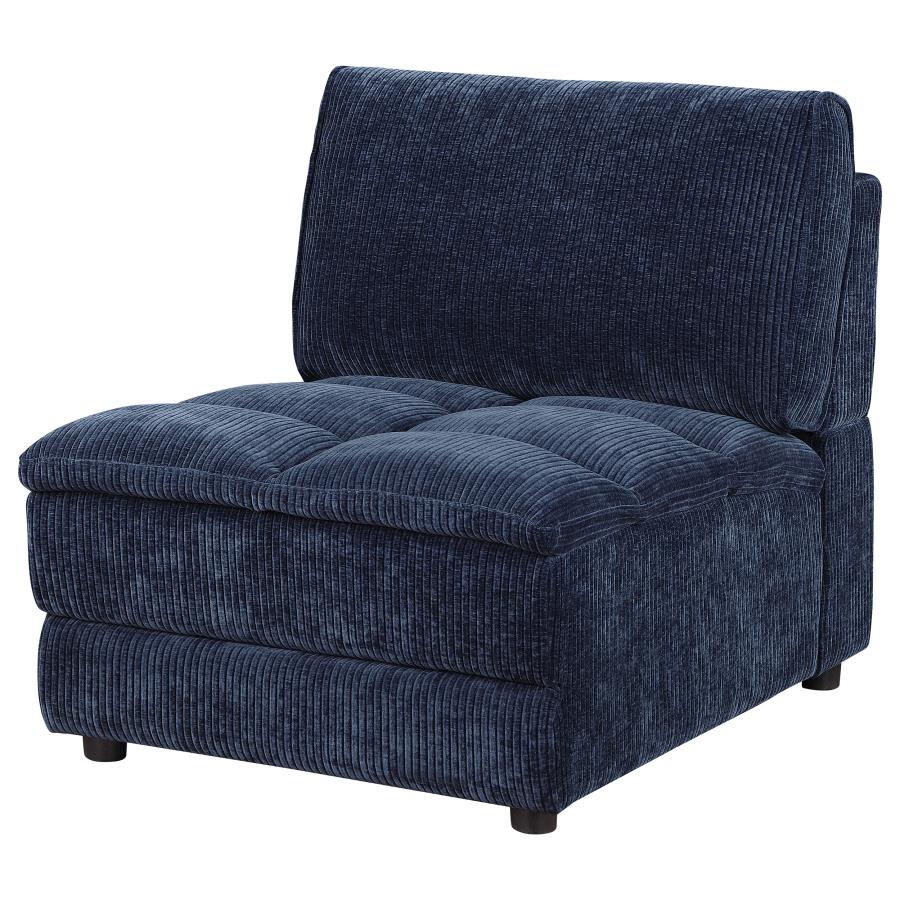 Atlantic Corduroy Upholstered Armless Set - Image 9