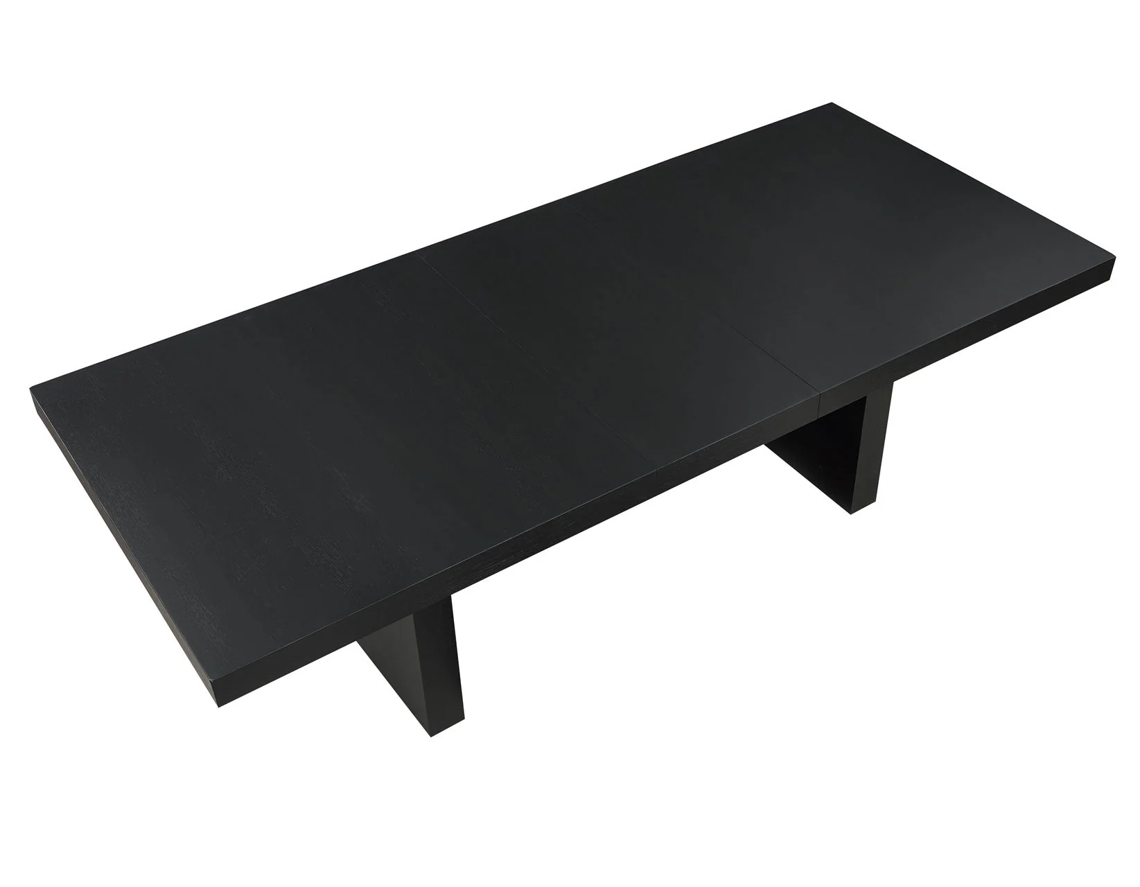 Aubrey 78-96″ Table With 18" Leaf in Black - Image 4