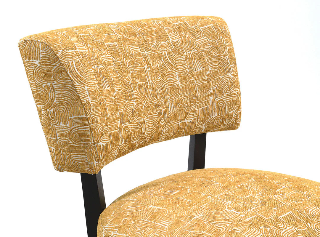 Aveni Yellow Accent Chair - Image 5