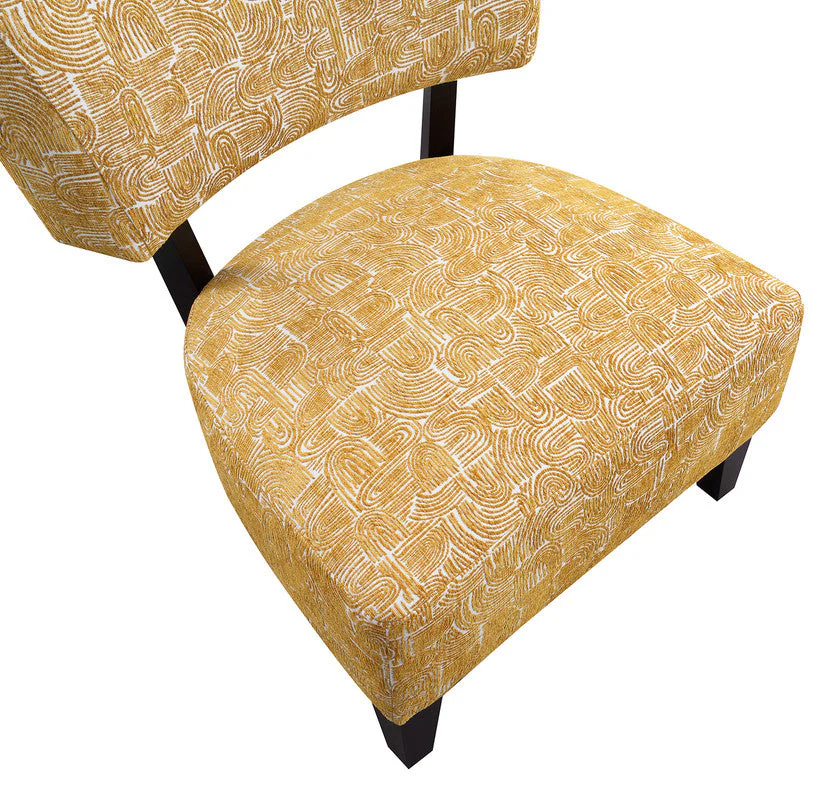 Aveni Yellow Accent Chair - Image 6