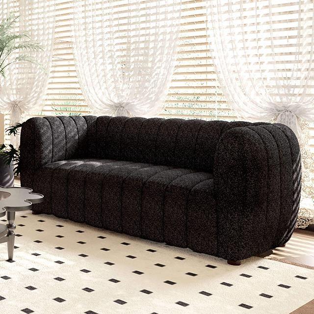 Aversa Black Sofa & Loveseat - Image 2