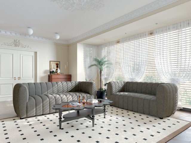 Aversa Charcoal Gray Chair - Image 2
