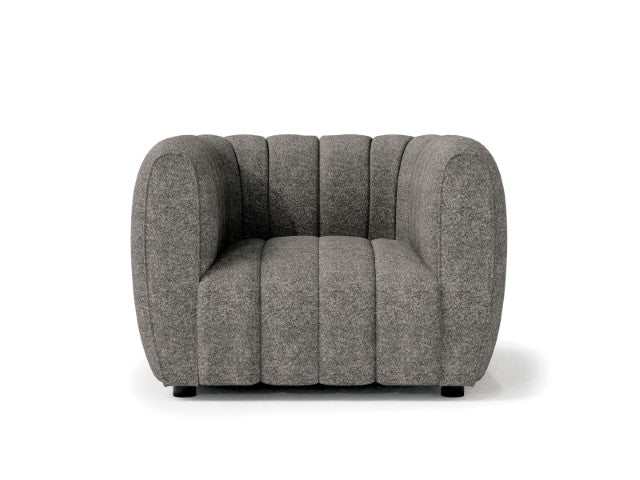 Aversa Charcoal Gray Chair - Image 4