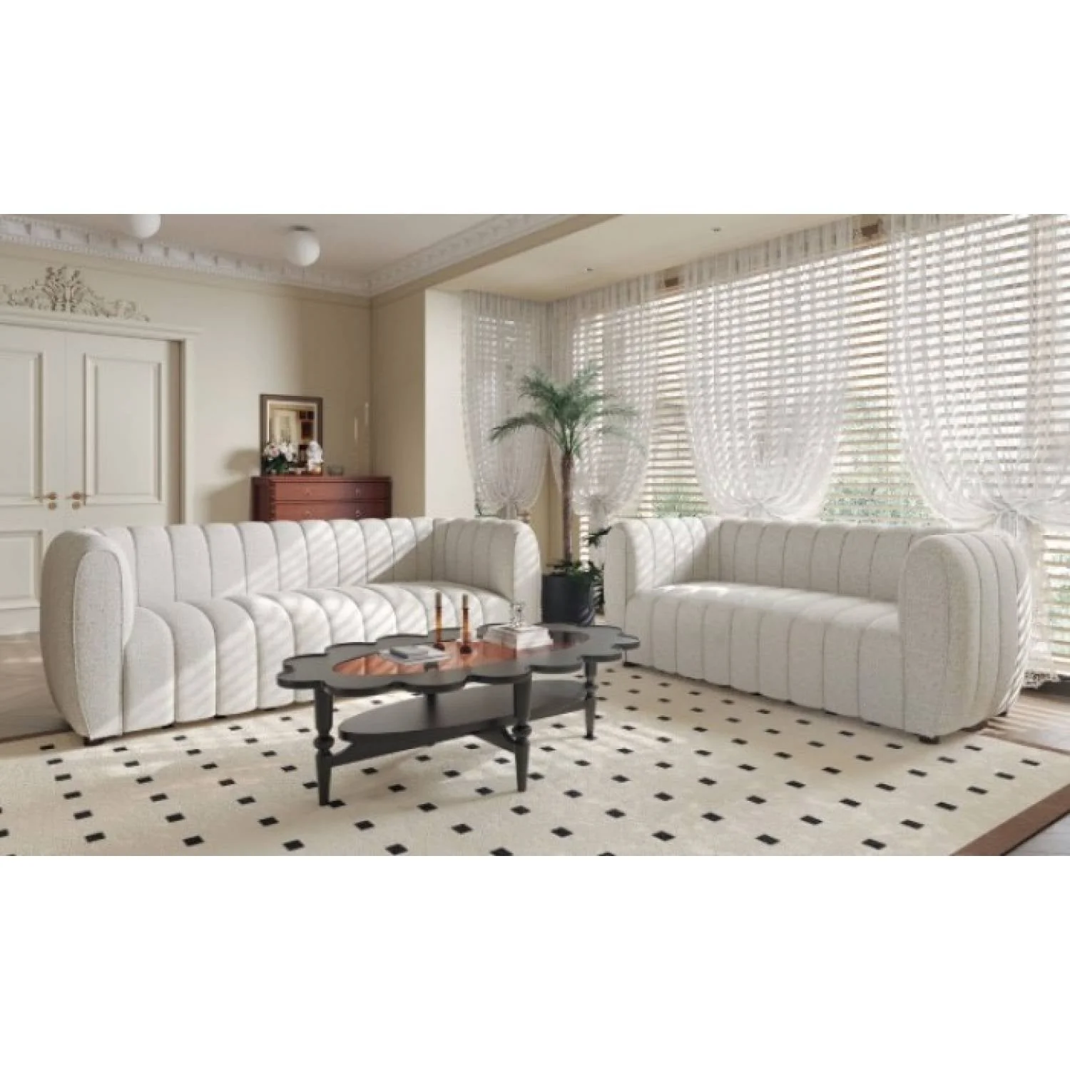 Aversa Off-White Sofa - Image 2
