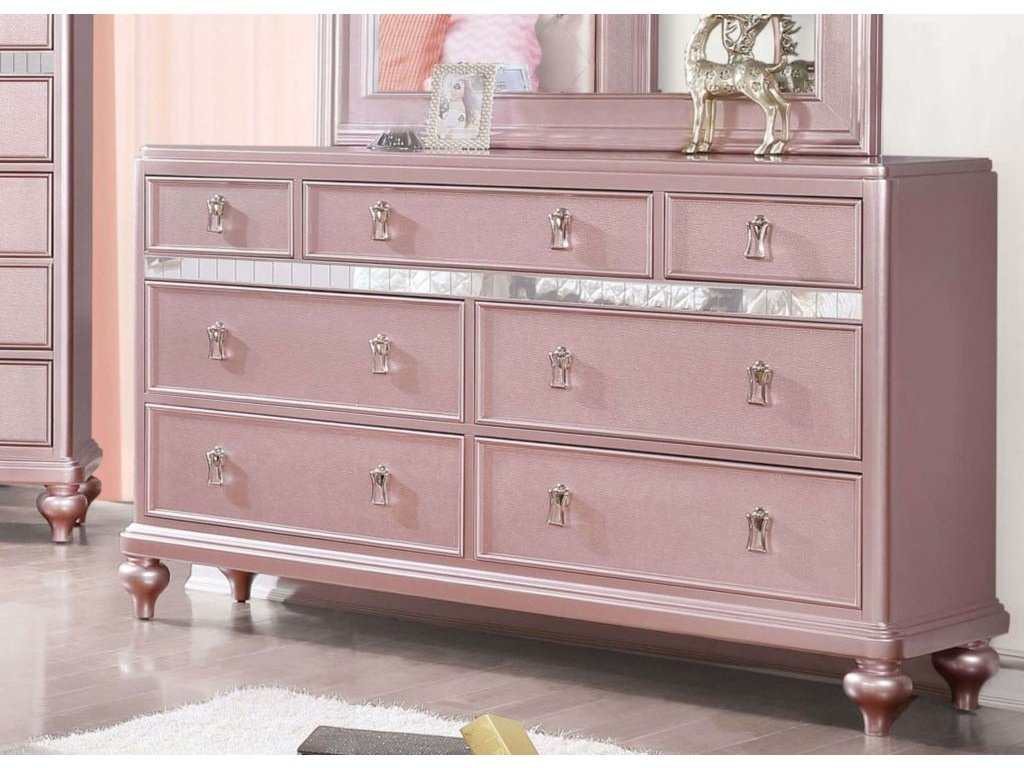 Avior Rose Gold Dresser