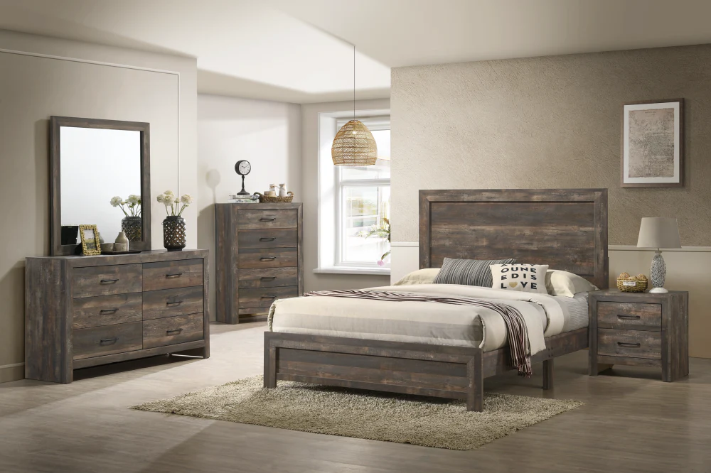 Aylsworth Dark Brown Queen Bed - Image 2