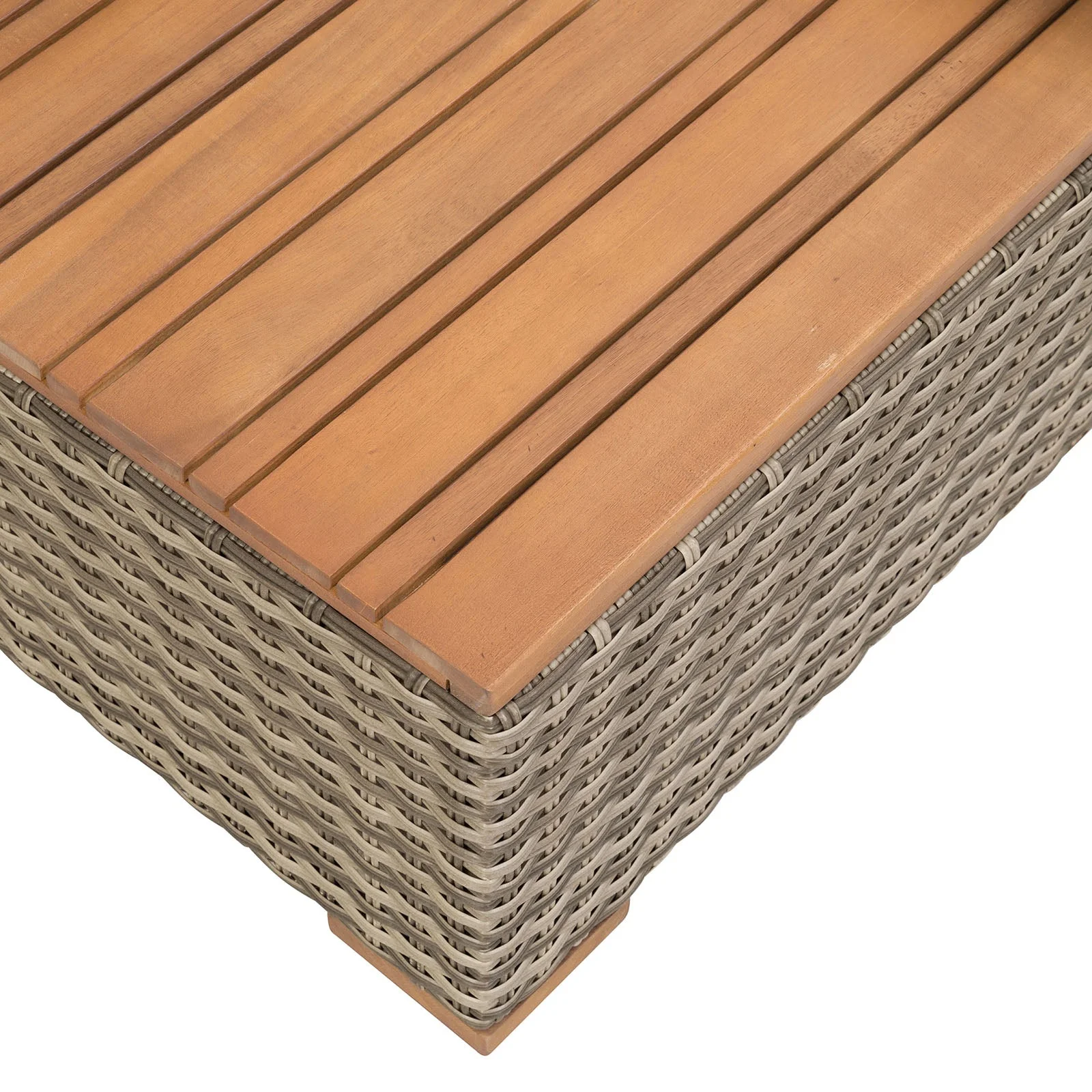 Bahia Tobago Brown/Dark Gray Outdoor Chaise Lounge - Image 6