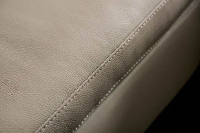 Balderico Taupe Real Italian Leather Power Loveseat - Image 4