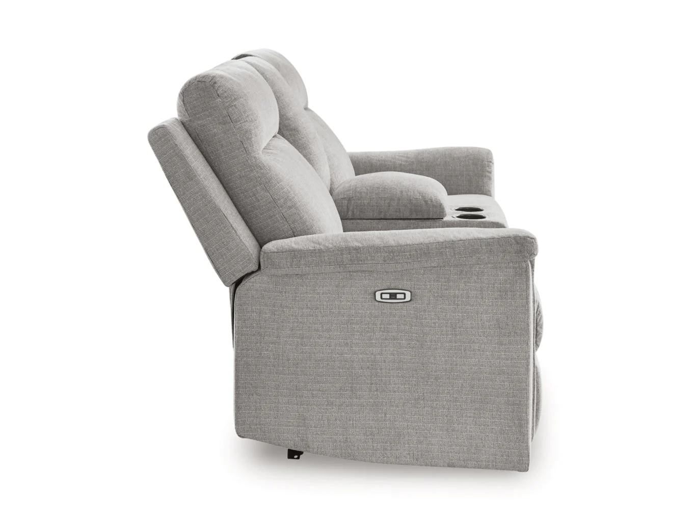 Barnsana DBL Reclining Power Loveseat w/Console - Image 6