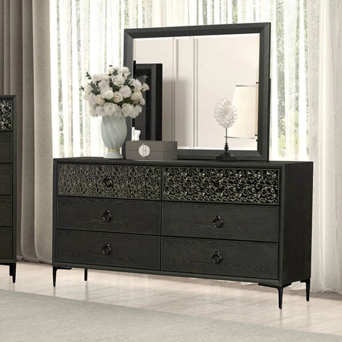 Bashford Espresso Queen 5 Piece Bedroom Set w/2 Nightstands - Image 6