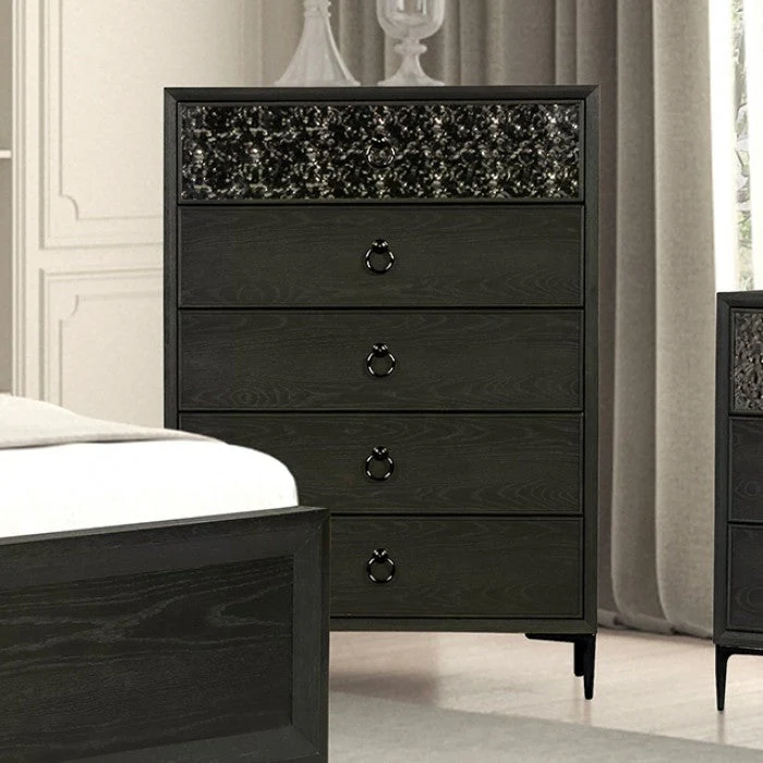 Bashford Espresso Queen 5 Piece Bedroom Set w/Chest - Image 5