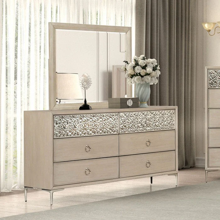 Bashford Natural Oak Queen 5 Piece Bedroom Set w/2 Nightstands - Image 5