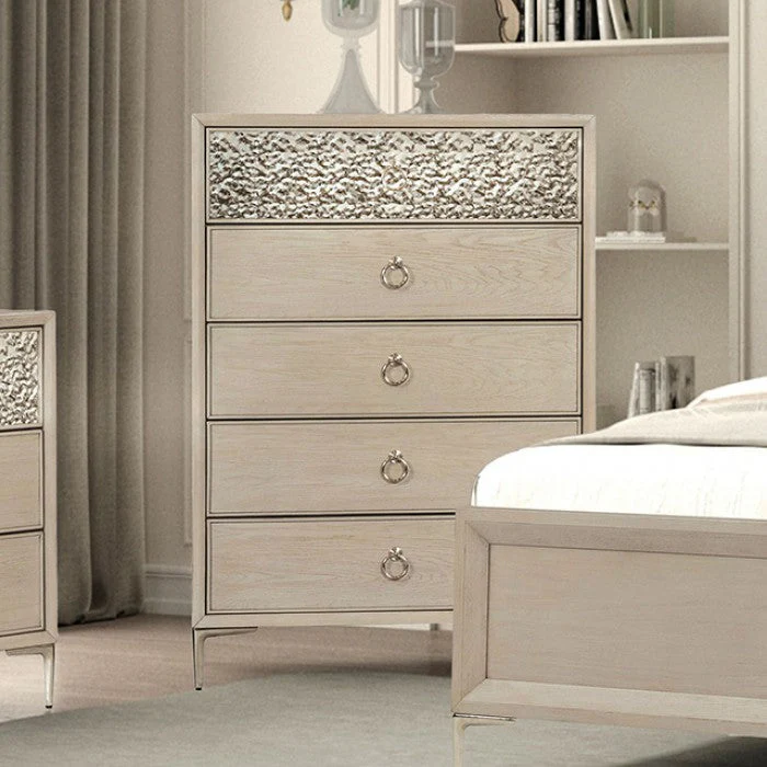 Bashford Natural Oak Queen 5 Piece Bedroom Set w/Chest - Image 5