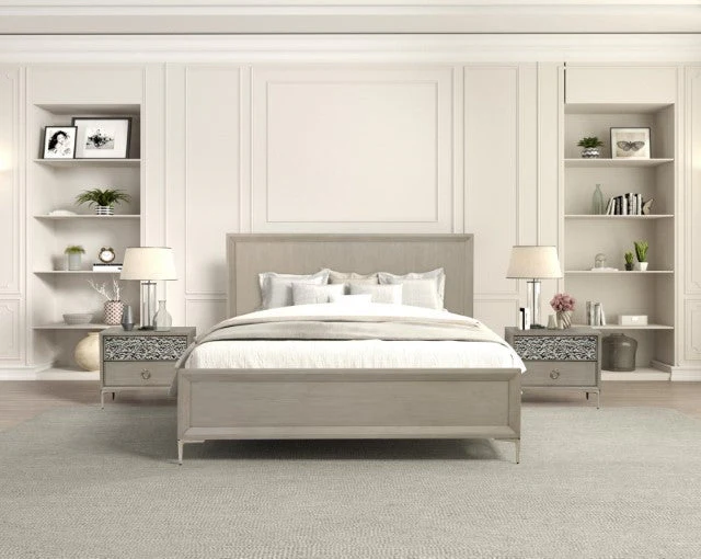 Bashford Natural Oak Queen Bed - Image 7