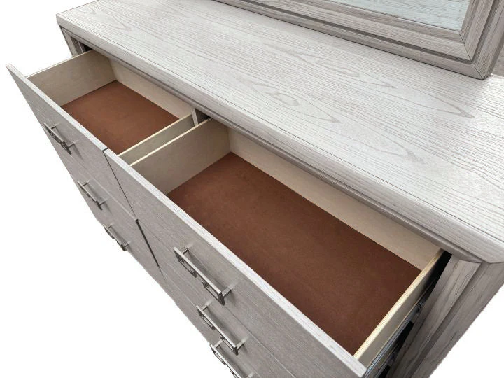 Basilone White Dresser - Image 6
