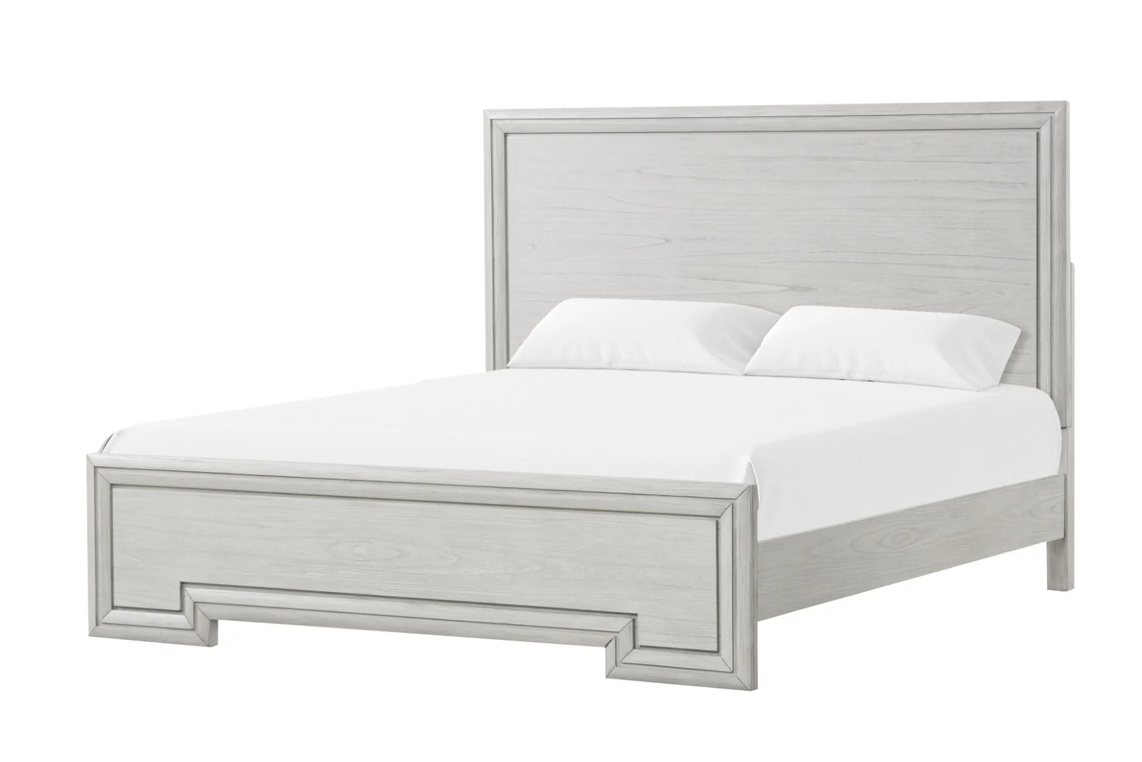 Basilone White Queen 4 Piece Bedroom Set - Image 2