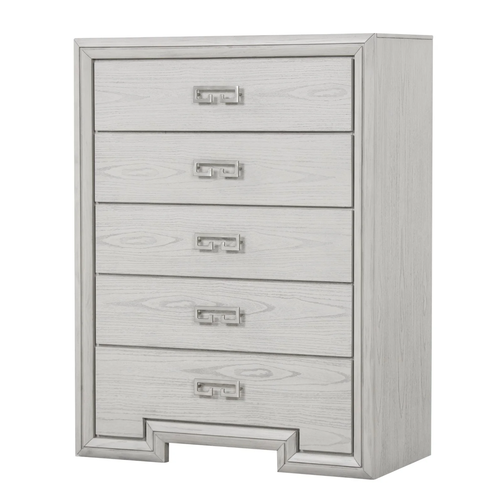 Basilone White Queen 5 Piece Bedroom Set w/Chest - Image 4