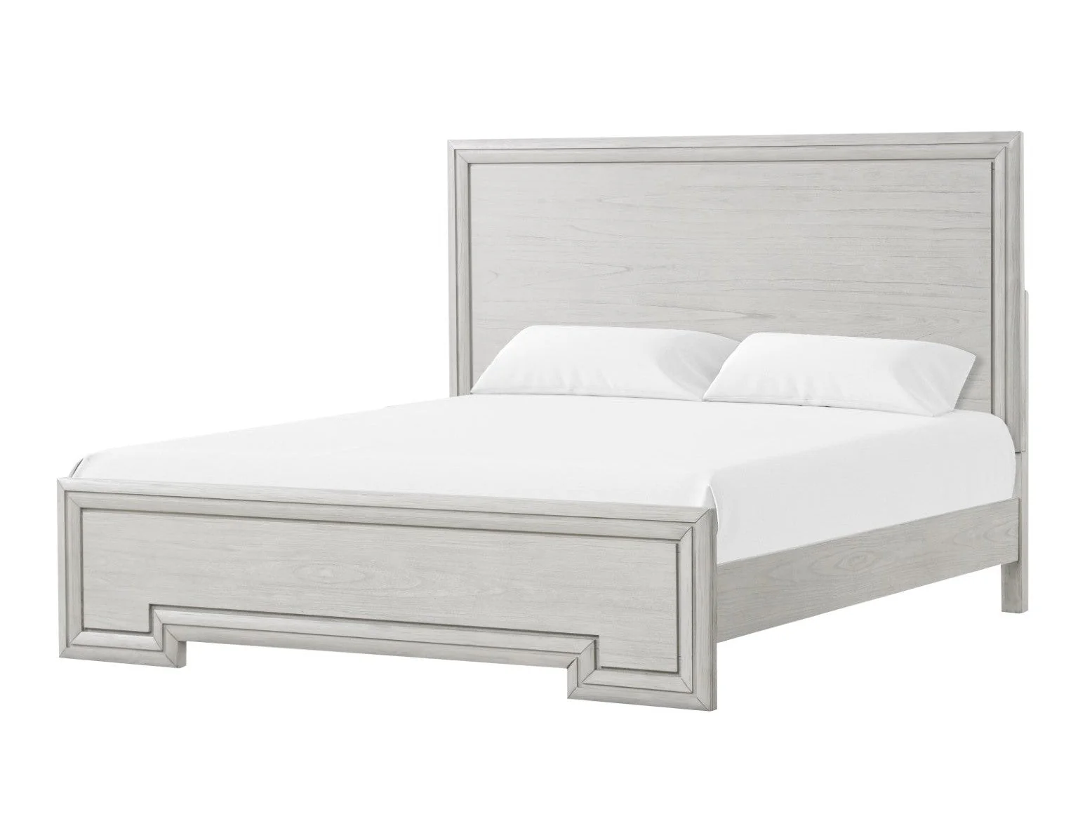 Basilone White Queen Bed