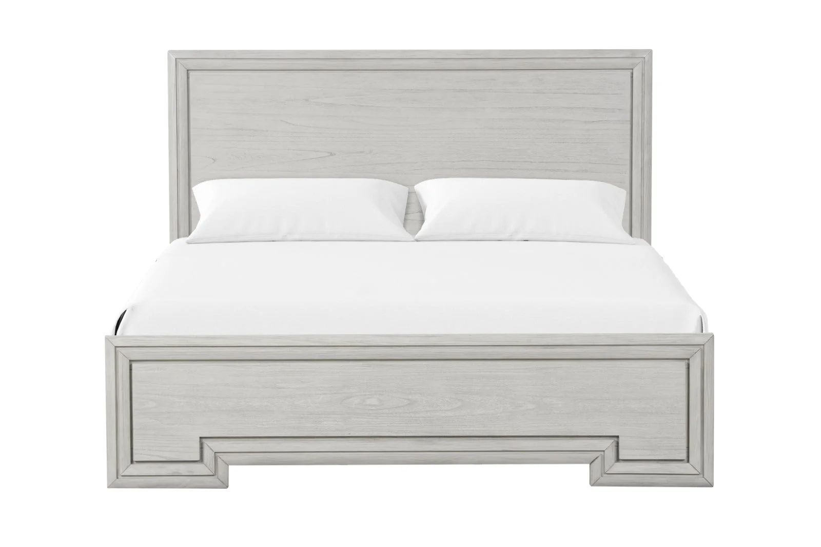 Basilone White Queen Bed - Image 2