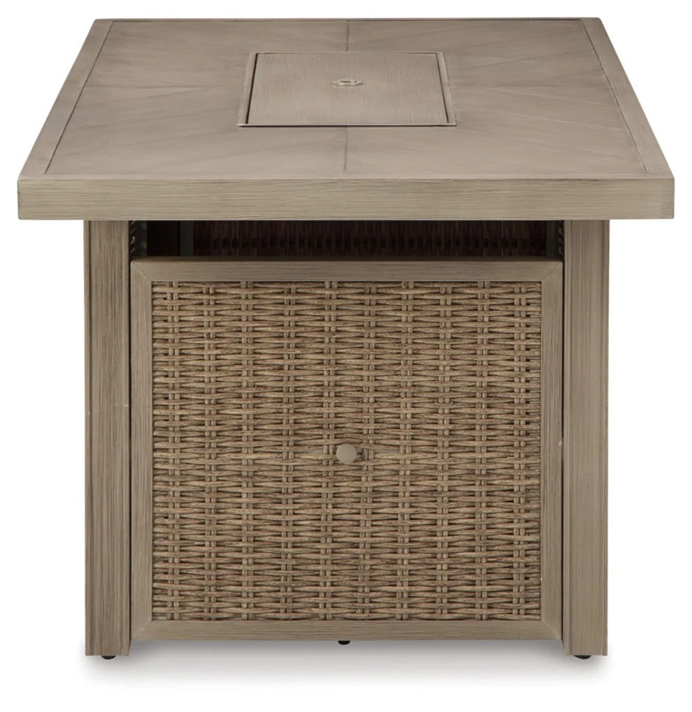 Beachcroft Rectangular Fire Pit Table - Image 5