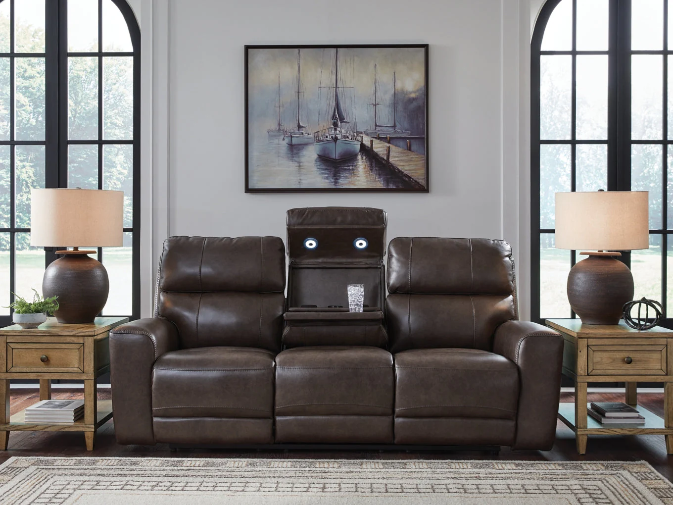 Beadel Power Reclining Sofa with Adjustable Headrest - Image 5