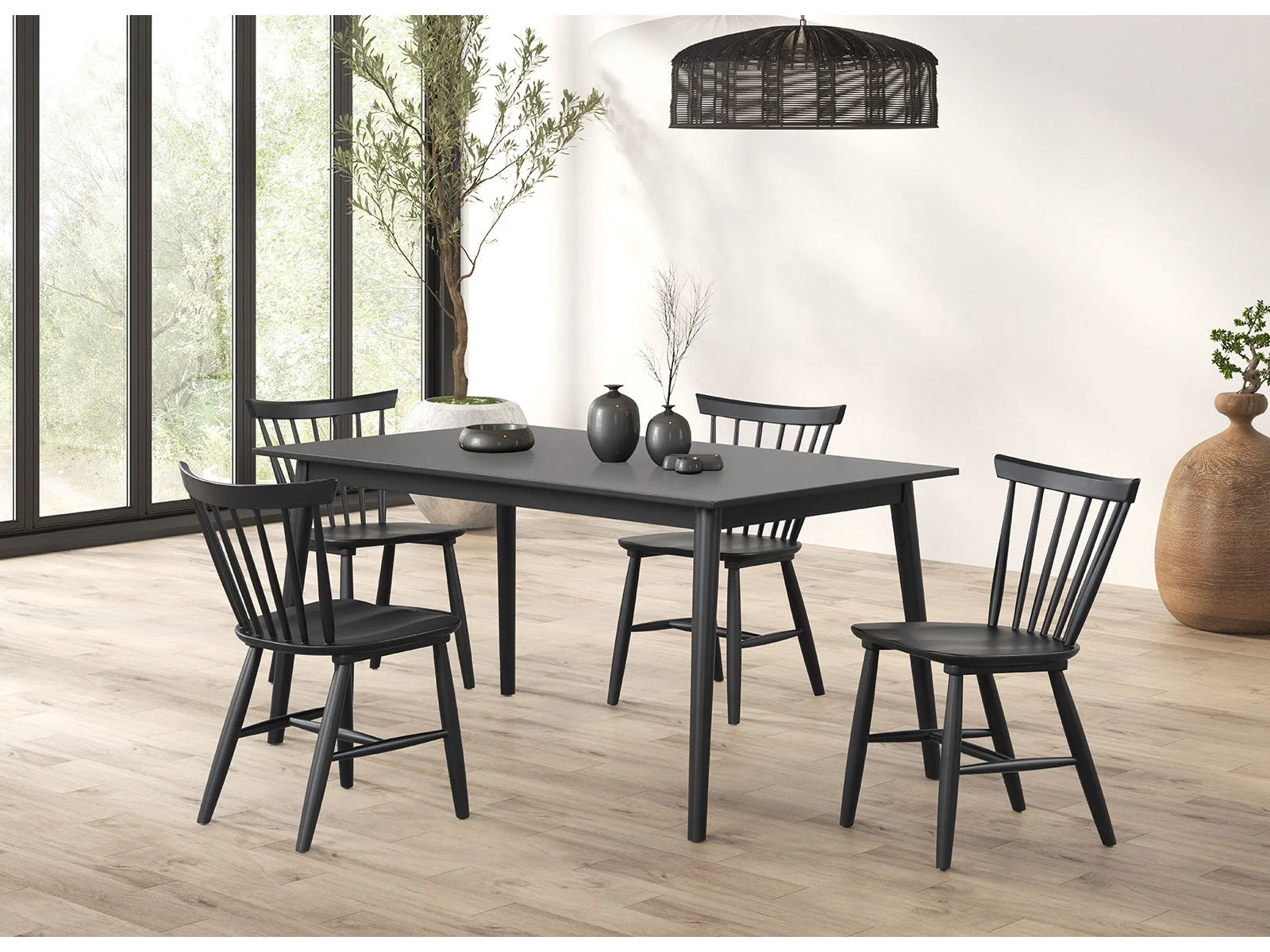 Beale Black 7 Piece Dining Set