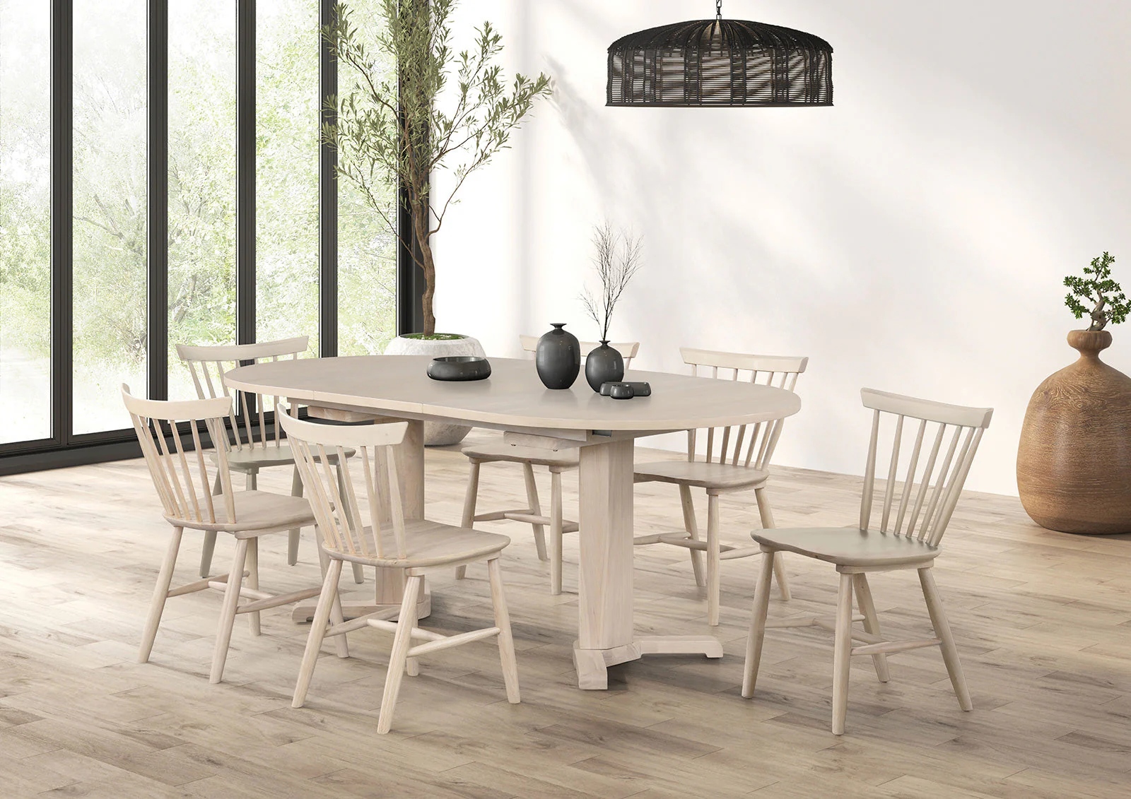 Beale White Oak Side Chair (Set of 2) - Image 2