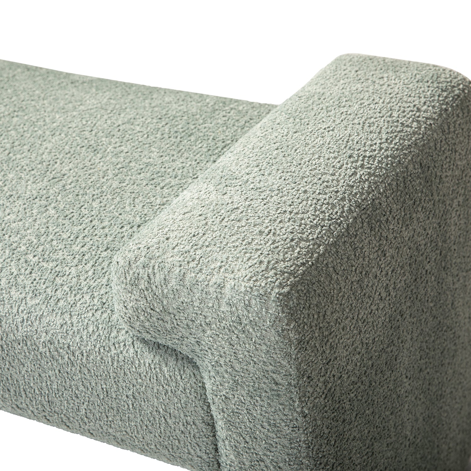 Severin Upholstered Bench in Sage - Image 5